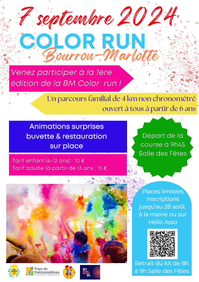 Color run Bourron-Marlotte @ Salle des fêtes